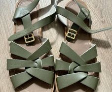 Salt-Water Original Leather Sandals Size 4