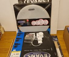 Drum Kit Heads 14" 15"  16" 20"  Never Fitted/used