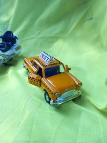 Diecast, I love New York car pull back Classic Checker taxi  gift present kids children  toys