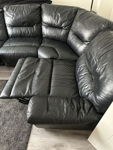 Leather Recliner Sofa
