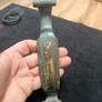 Heavy Vintage Brass Scrolling Door Knocker Great Patina Image 2