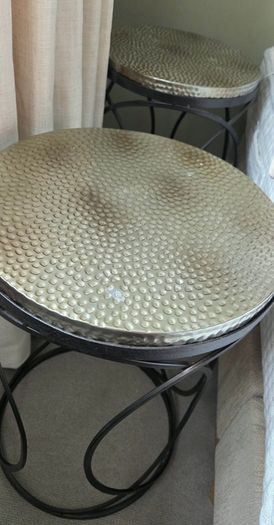 King size bed + headboard + mattress + bedside tables + lamps