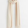 H&M Light Scarf Cream 180x70cm Image 2