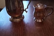 Old silver cups