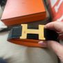 Hermes  rose gold H belt Image 5