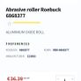 Roebuck Abrasive roll Image 2