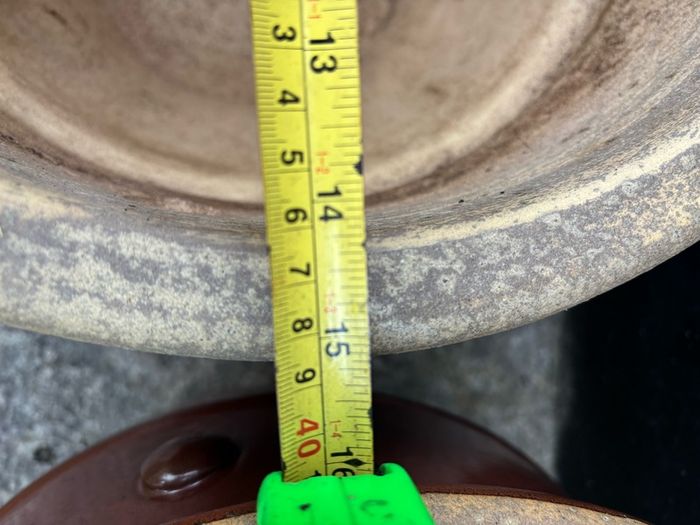 Pots. X2. Ceramic heavy duty