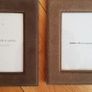 Baskerville and Sanders Assorted Size Suede Photo Frames Image 7