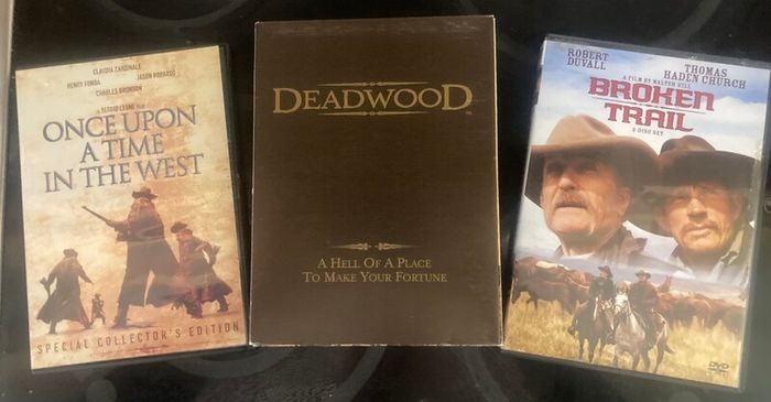 Deadwood Season 1 & Classic Western Movies Bundle (DVD) Cowboy Lot