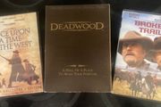 Deadwood Season 1 &amp; Classic Western Movies Bundle (DVD) Cowboy Lot