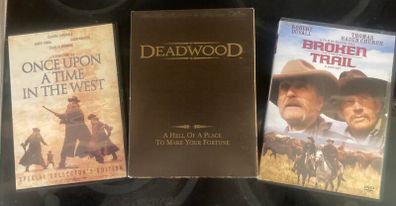 Deadwood Season 1 & Classic Western Movies Bundle (DVD) Cowboy Lot