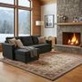 Black velvet Brand New Corner Sofa Bed with Storage - Free Delivery Ireland Image 5