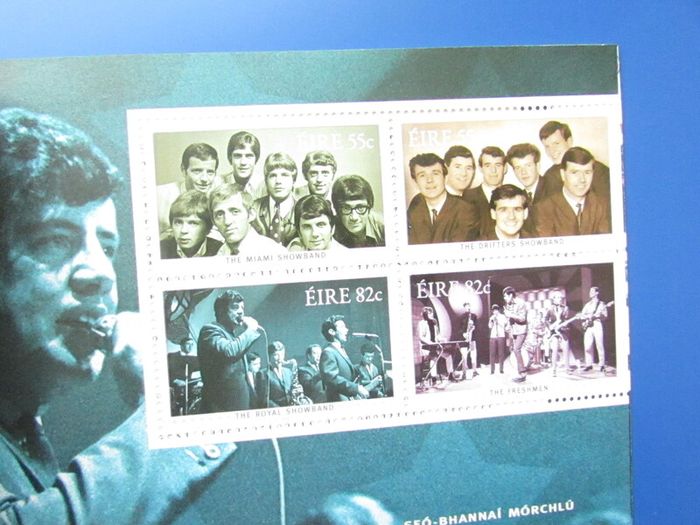 Ireland 2010.Legendary Showbands Four pane Stamp Booklet.