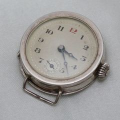 Vintage Swiss Made Silver Trench Wrist Watch