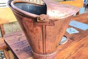 Vintage Handmade Copper Bucket