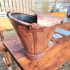 Vintage Handmade Copper Bucket