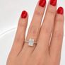 lab grown diamond engagement ring Image 2