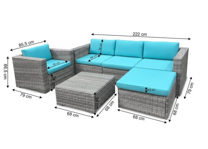 Bora Bora Rattan Garden Set - Free Delivery
