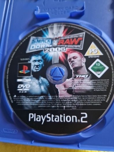 W Smack Down vs Raw 2006 PlayStation2 Ps2 games Original