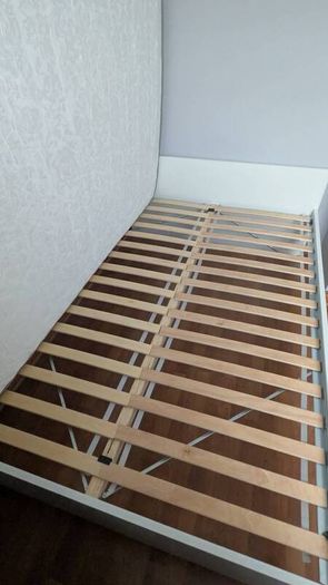 VIHALS double bed frame and Novilla 27cm Memory Foam Pocket Sprung Mattress