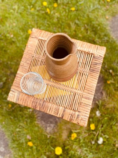 Rattan Side Table