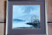 Vintage framed watercolour