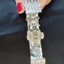 Stunning Dolce &Gabbana diamonte watch with face flap. Image 8