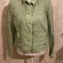 denim  jacket  lime green Image 2