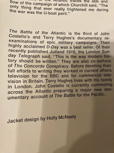 War book: 'The battle of the Atlantic'