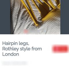 hairpin legs X 4