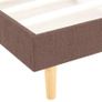 Bed Frame Brown Fabric 150x200 cm Image 5