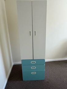 Kids Wardrobe With Drawers
