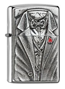 Brand New Jacket Emblem Zippo Lighter With Box