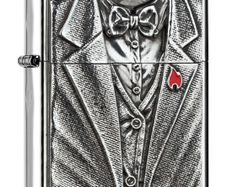 Brand New Jacket Emblem Zippo Lighter With Box