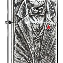 Brand New Jacket Emblem Zippo Lighter With Box