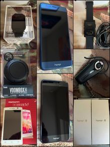 Electronics Bundle Job Lot 3x Smartphones, 2x Smartwatches, Bluetooth Speaker & Headset