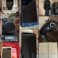 Electronics Bundle Job Lot 3x Smartphones, 2x Smartwatches, Bluetooth Speaker & Headset