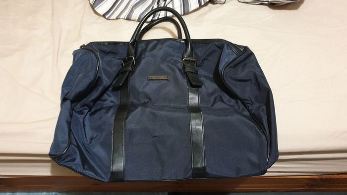 michael kors navy blue black gym training bag