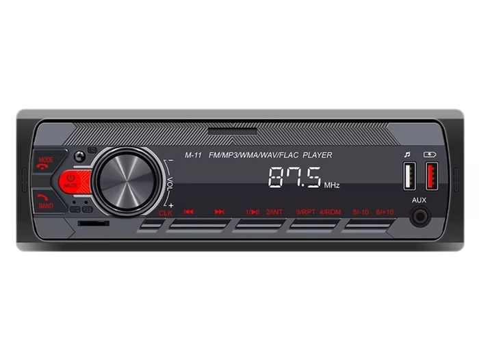 Car Audio Radio 1 Din MP3 Car Stereo Bluetooth FM AUX In USB Colorful Buttons APP Remote Control 1Din Multimedia Player
