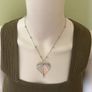 Heart shaped necklace- handmade Image 3