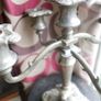 Vintage Candle Candleabra 4 Arm 5 Candle  10,5"tall-11" Wide Image 4