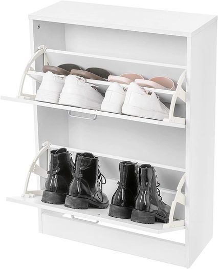 Shoe Cabinet with 2 Compartments - Free Delivery Nationwide