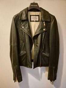 Biker Leather jacket S