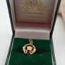 Vintage 9ct gold  claddagh pendant Image 2