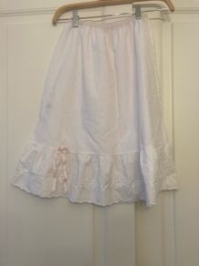 Vintage 70's White Petticoat/underskirt