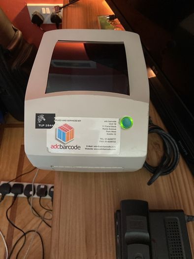 Zebra label printer