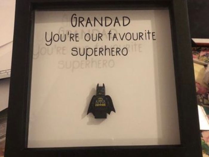 Lego style gift frame