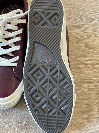 converse leather trainers