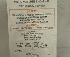 BaBy Elegance Mattress + Mattress Protector + bed sheets