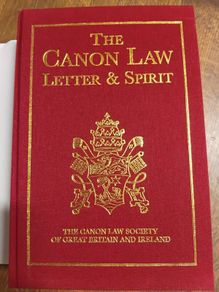 Rare Find. Canon Law: Letter and Spirit